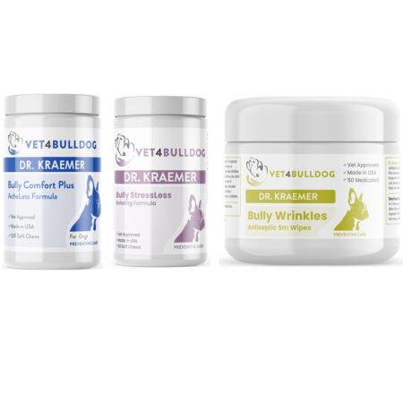 Bully Eyes Ophthalmic Essential Care Bundle with current 2026 Vet4Bulldog product labels