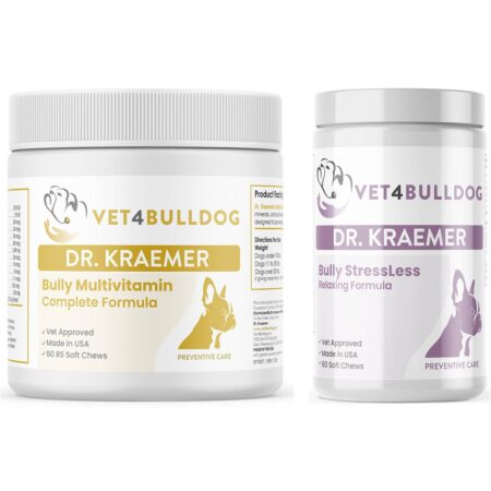 Bully Heart and Blood Basic Care Bundle with current 2026 Vet4Bulldog product labels