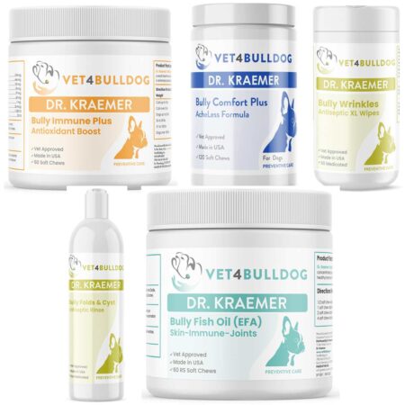 Bully Interdigital Cyst ULTIMATE Bundle with current 2026 Vet4Bulldog product labels