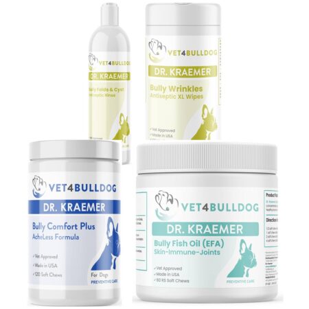 Bully Interdigital Cyst Essential Bundle with current 2026 Vet4Bulldog product labels