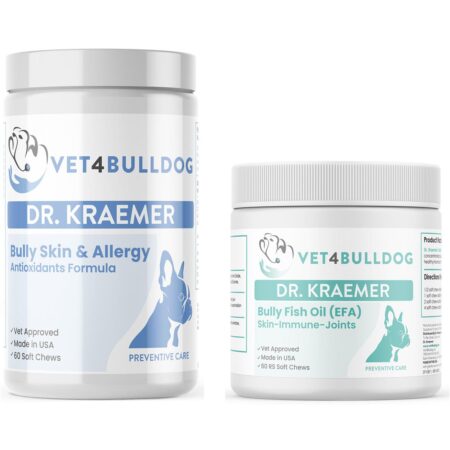 Bully Skin and Ears Vital Care Bundle with optimized 2026 Vet4Bulldog product images
