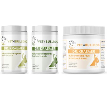 Bully Pancreatitis Essential Bundle with current 2026 Vet4Bulldog product labels