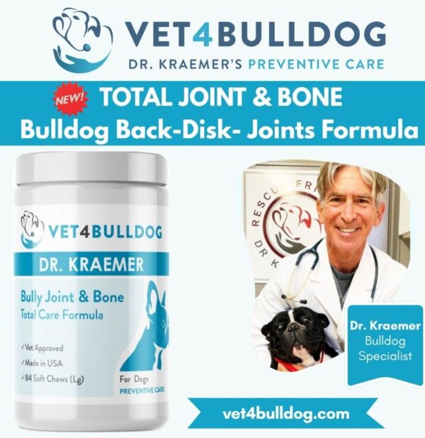 bulldog and French Bulldog joint and back lg Supplement