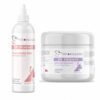 Yeasty Bully Ears Basic Care Bundle with clean white nozzle-cap rinse and cleansing wipes