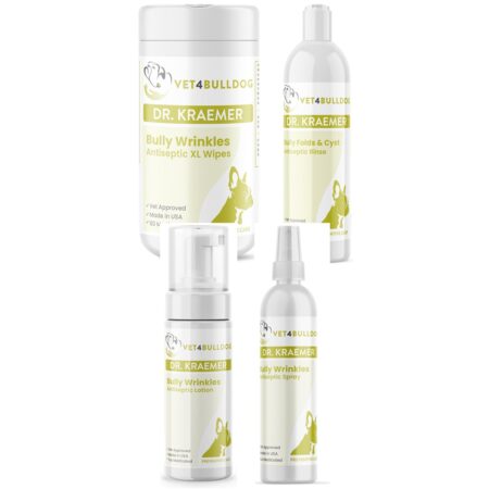 Bully Antiseptic Wrinkles Cysts and Skin Vital Care Bundle with optimized 2026 Vet4Bulldog product images