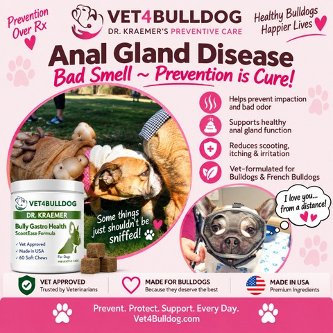 French bulldog anal gland smell preventive supplement