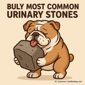 Bulldog most common Urinary Stones