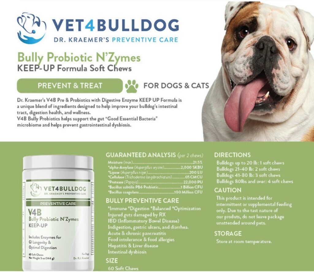 eng bulldog probiotic handout