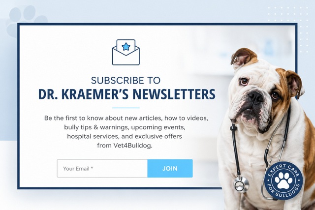Dr. Kraemer's Vet4Bulldog Free Bully Newsletter