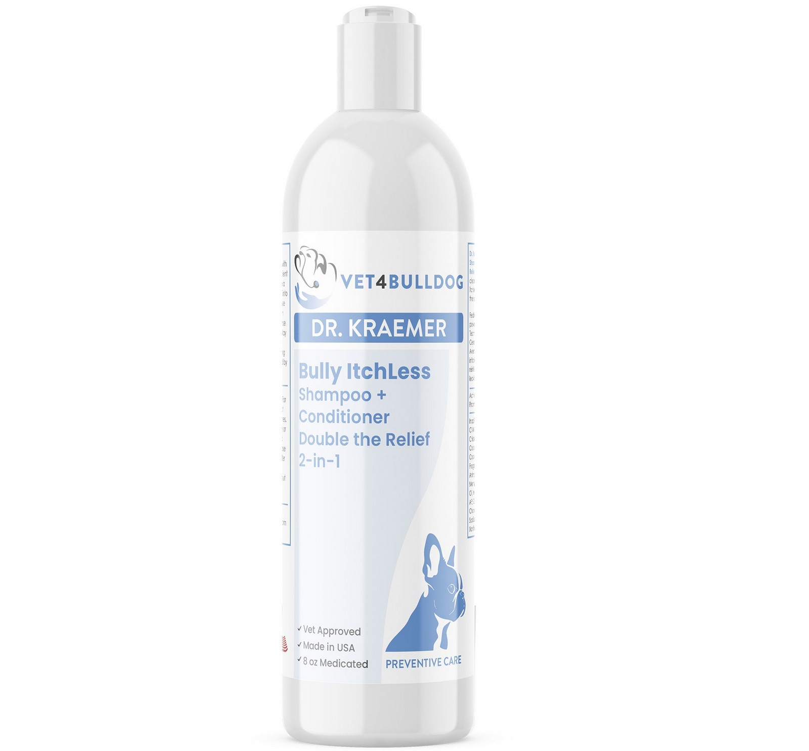 Bulldog and French bulldog Itch relief Shampoo and Conditioner 2 in 1