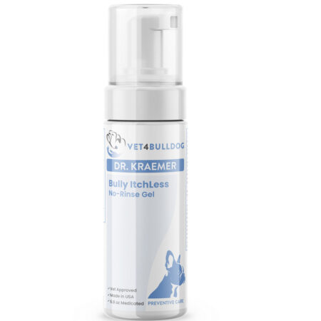 Bulldog and French bulldog Itch relief waterless gel