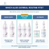 Aloe Oatmeal bath pair, Basic Skin and Ears, and Ultimate routines with current products