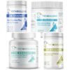 Bully Arthritis Pain and Ache Essential Bundle for bulldogs 59lb and under, all products shown together