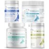 Bully Arthritis Pain and Ache Essential Bundle for bulldogs 60lb and over, all products shown together
