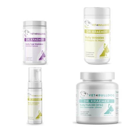 Bully Skinfold Wrinkles Essential-Care Bundle: current bundle products