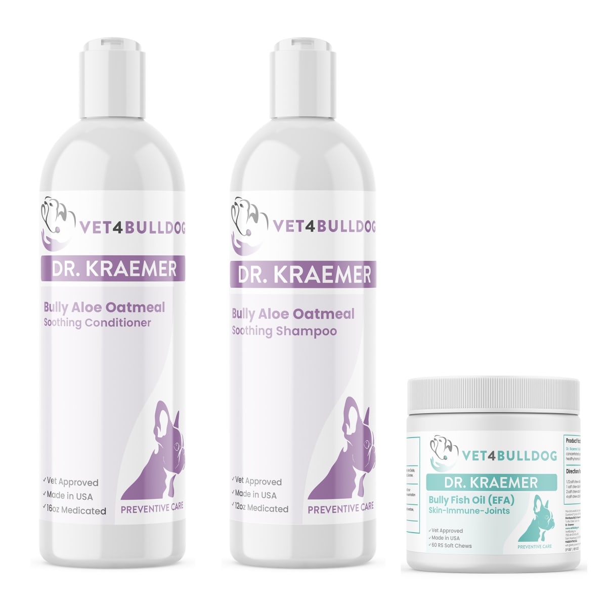 Bully Flank Alopecia Basic Care Bundle: current bundle products