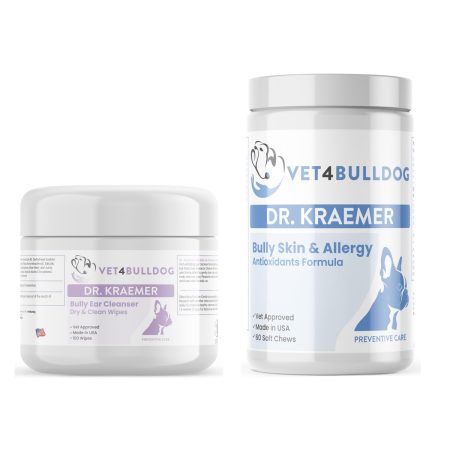 Bully Ear Hematoma Basic Care Bundle current included products, with original 2026 Vet4Bulldog product photographs