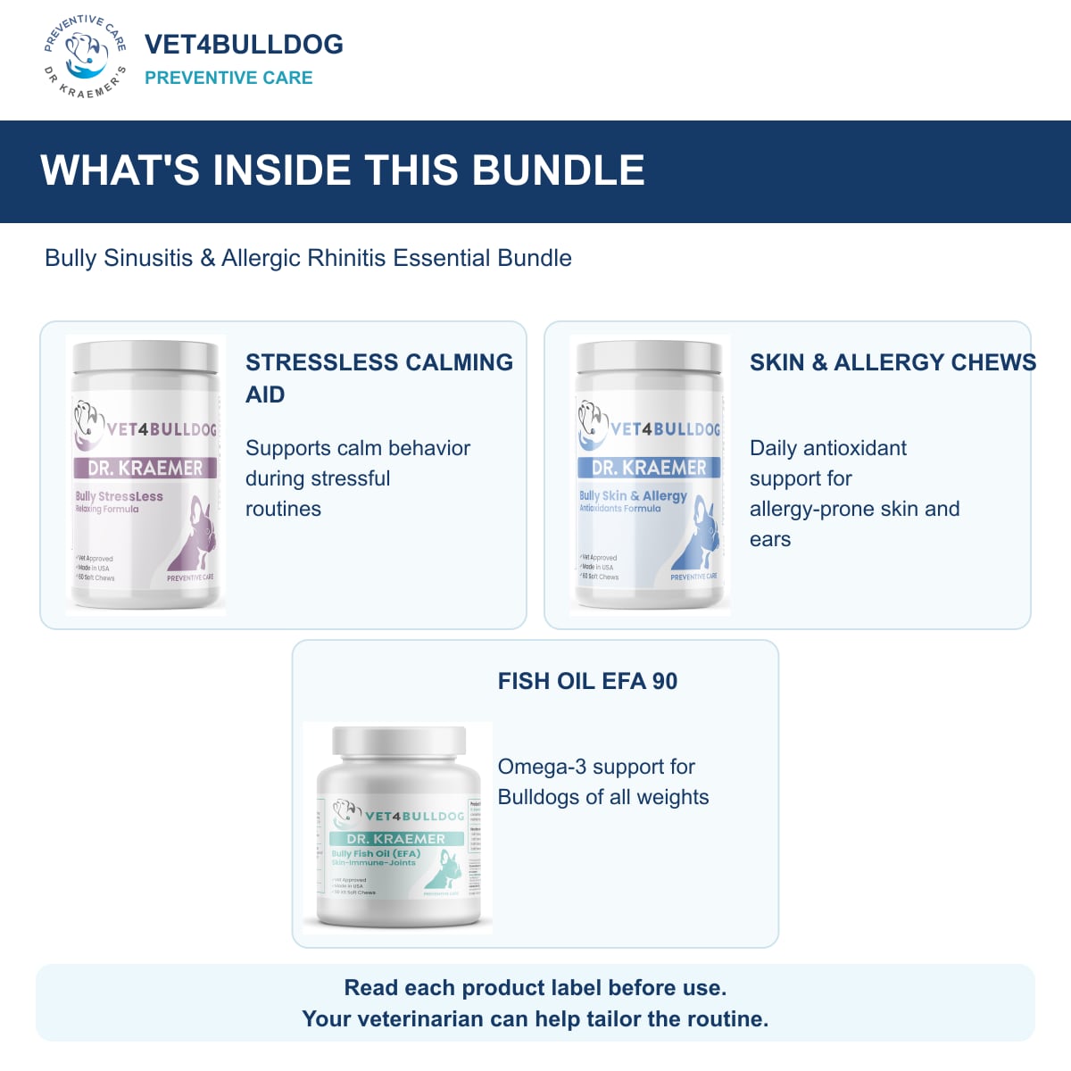 Bully Sinusitis & Allergic Rhinitis Essential Bundle: products included and their daily care roles