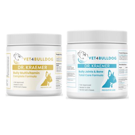 Bully Puppy Basic bundle with Multivitamin Plus and Joint & Bone Total Care for 59 lb and under