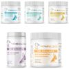 Bully Total Joint and Mobility Ultimate Bundle for bulldogs 59lb and under, all products shown together