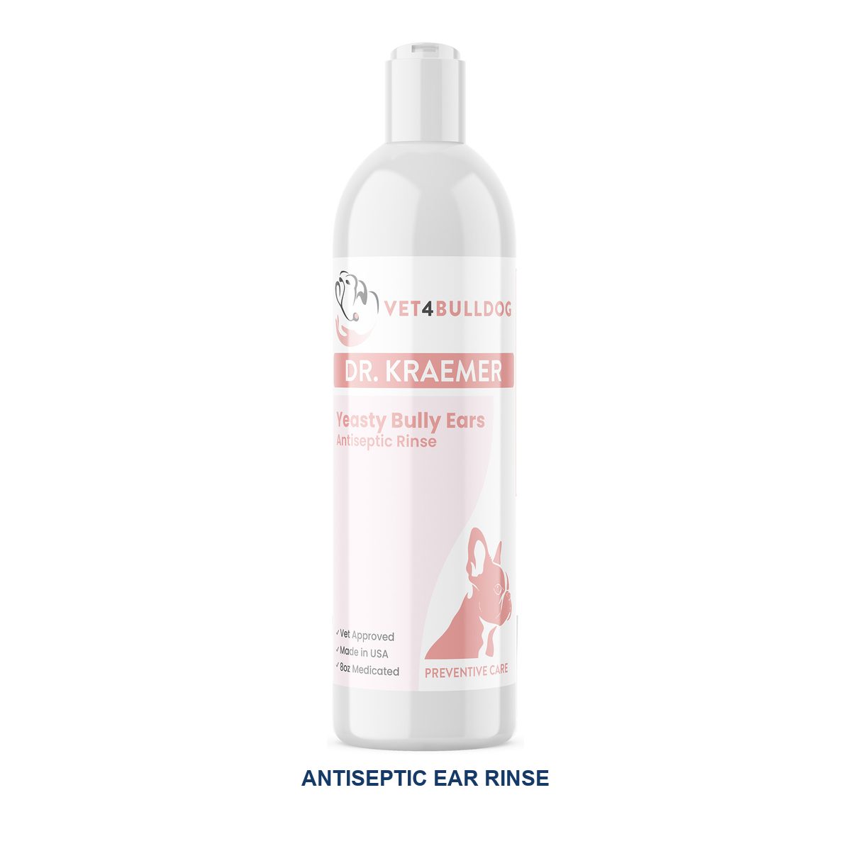 Current Vet4Bulldog Yeasty Bully Antiseptic Ear Rinse label