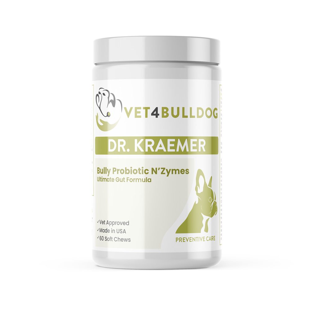 Bully Pre and Probiotics N' Zyme KEEP-UP chews for bulldogs