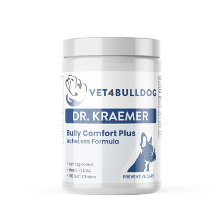 Bulldog Comfort Plus AcheLess Formula — product container, front label