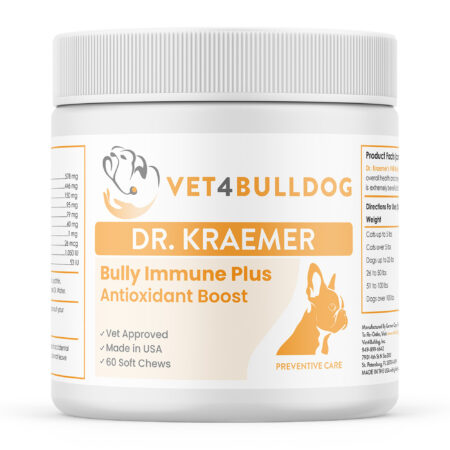 Bulldog Immune Support Plus Chews — close-up product photo on white background.