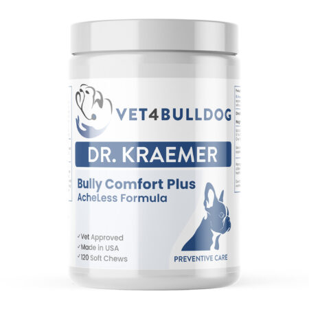 Bulldog Comfort Plus AcheLess Formula — close-up product photo on white background.