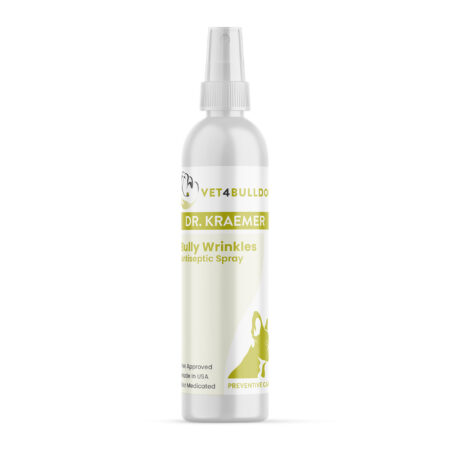 Skin and Folds Antiseptic Medicated Spray — close-up product photo on white background.
