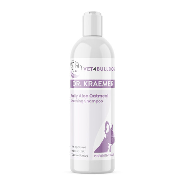 Bully Aloe-Oatmeal Soothing Shampoo, close-up product photo on white background.