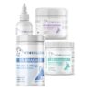 Dr. Kraemer’s Bully Ears Ultimate Care Bundle with ear rinse, cleanser wipes, Skin & Allergy chews and fish oil.