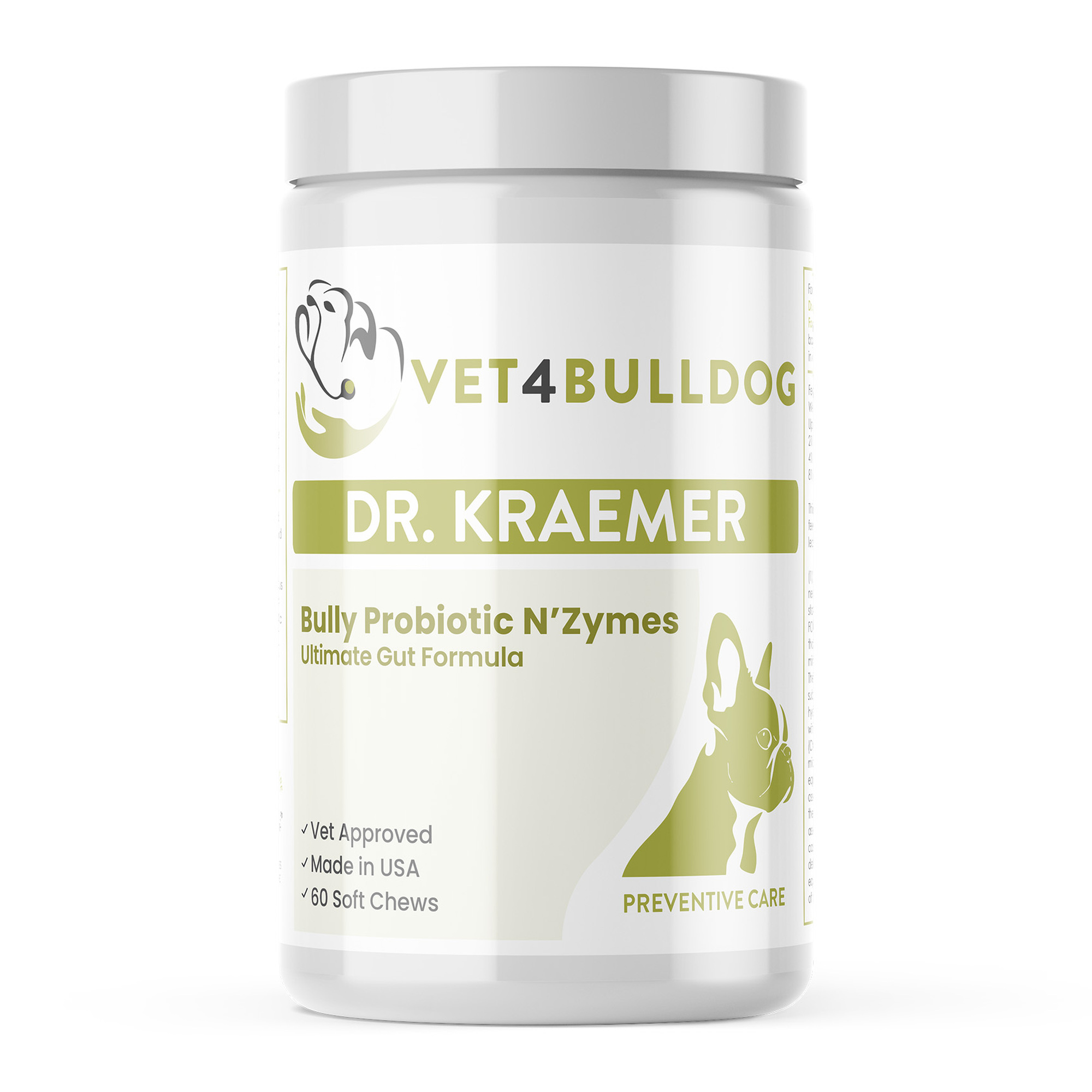 Bully Pre / Probiotics N’ Zyme KEEP-UP — close-up product photo on white background.