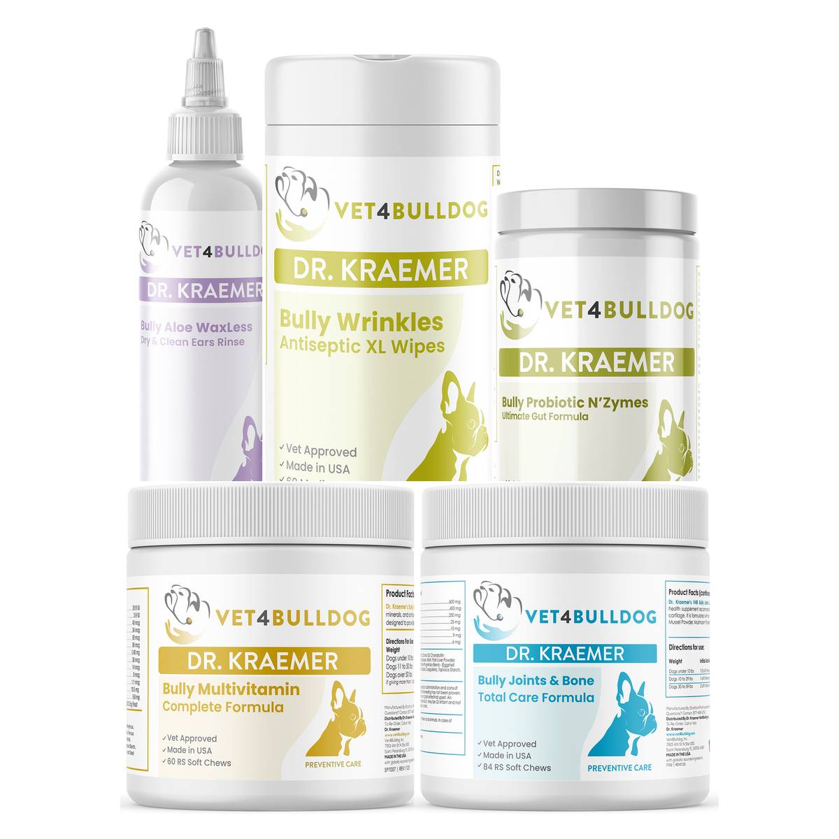 Bully Puppy ULTIMATE Bundle with current labels and proportional product sizes