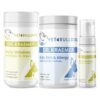 Dr. Kraemer’s Bully Skin Acne Essential Bundle, current Vet4Bulldog products in a closeup bundle packshot