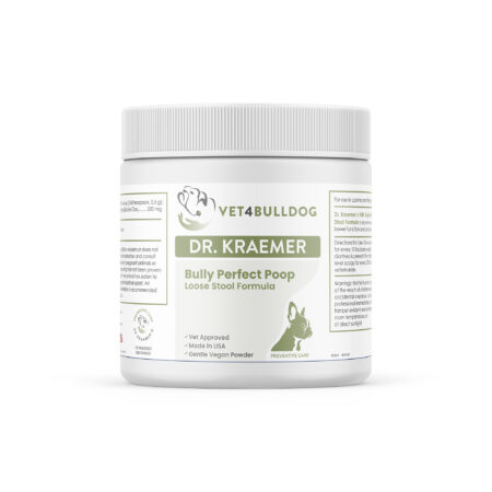 Perfect Poop diarrhea formula supplement for Bulldogs and French Bulldogs