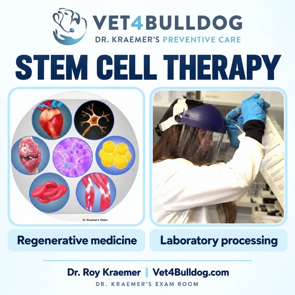 Stem cell therapy overview with regenerative medicine illustration and laboratory processing